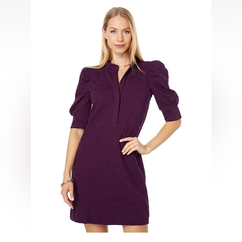 Lilly Pulitzer Cherry Ganache Elsey Popover Dress Knit  size small